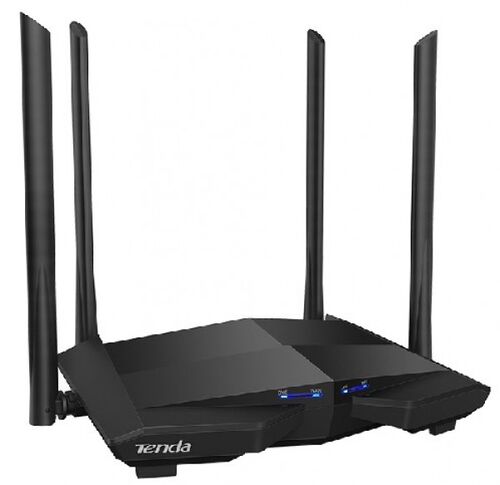 TENDA AC10 V4.0 * AC1200 WIRELESS DUAL BAND RUTER 2.4+5GHZ, 1W/3L, GBIT 1GHZ CPU 128MB, 4X6DBI(2999)