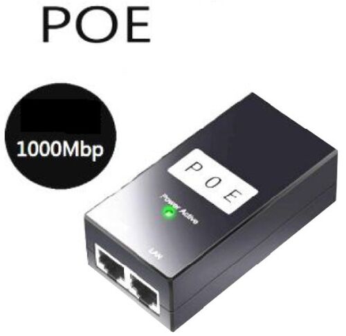 POE-INJ-4806 GEMBIRD 48V/0.65A 30W, POE ADAPTER INJECTOR 1000MBPS SA 2X RJ45, 100M