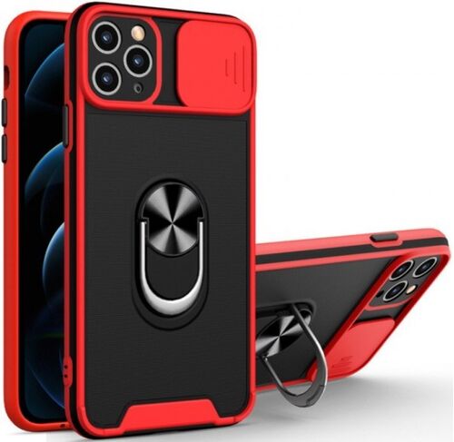 MCTR8-SAMSUNG S21 PLUS * FUTROLA MAGNETIC DEFENDER SILICONE RED (149)