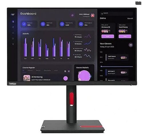 MON 24 LENOVO T24I-30 HDMI/DP/VGA/4XUSB 3.2/3Y, 63CFMATXEU