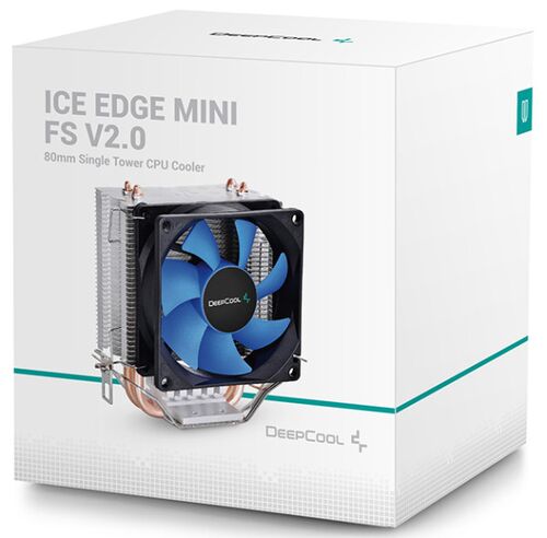 DEEPCOOL ICE EDGE MINI FS V2.0 UNI KULER 100W 80MM.FAN +/-2200RPM 25CFM 24DBA LGA 1156/K8/FM/AM4