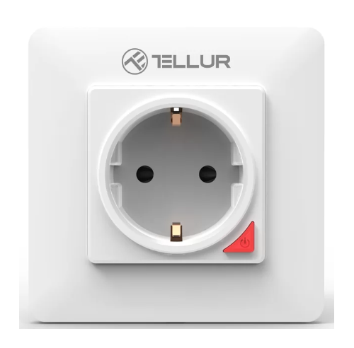 SMART WIFI ZIDNA UTICNICA TELLUR AC 16A 2400W BELA