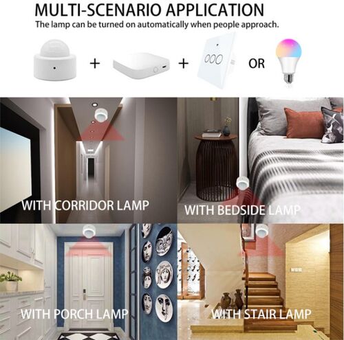 ZIGBEE-SMART-ALARM-RSH-MS10 GEMBIRD RSH TUYA 2U1 MINI PIR DETEKTOR POKRETA, INFRACRVENI ALARM SENZOR