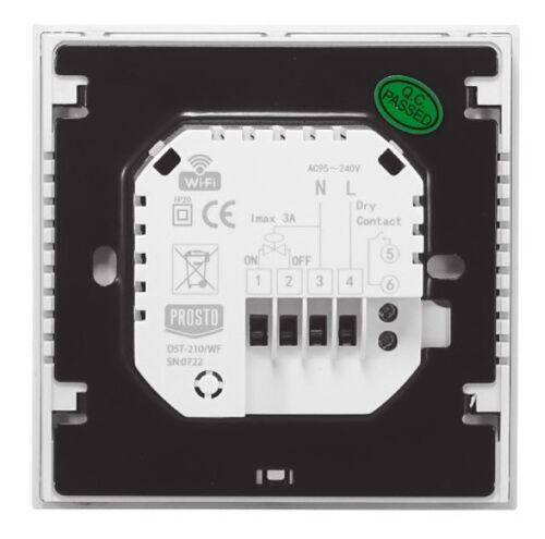 SMART SOBNI TERMOSTAT, PROSTO,TUYA DST-210/WF