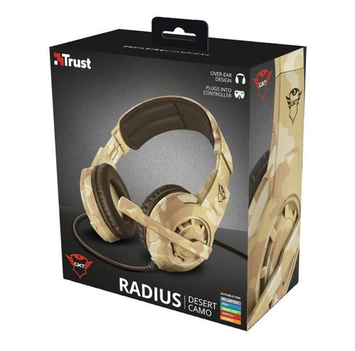 TRUST GXT 310D RADIUS GAMING HEADSET - DESERT CAMO (22208)