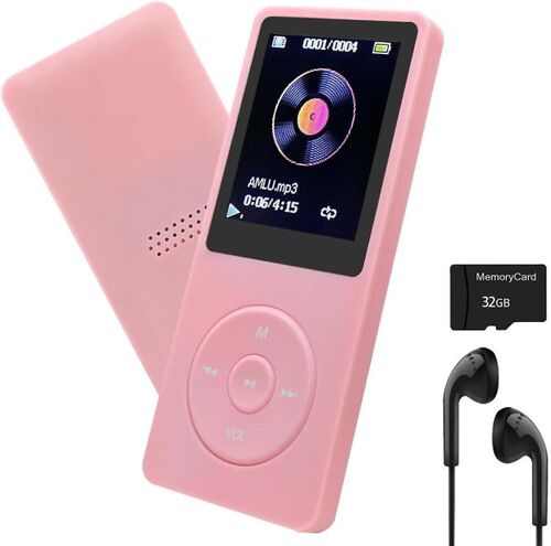 MP3 PLAYER BLUETOOTH 32GB PINK