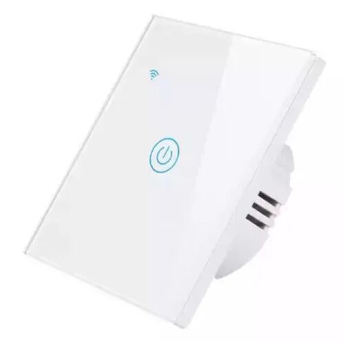 ZIGBEE-SMART-1 GANG-RSH-SP001-EU GEMBIRD 1 SMART BEZICNI PREKIDAC, APP GLASOVNA KONTROLA GLASS TOUCH