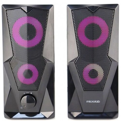 MICROLAB B27 STEREO ZVUCNICI BLACK, 10W RMS (2 X 5W), USB POWER, 3,5MM RGB