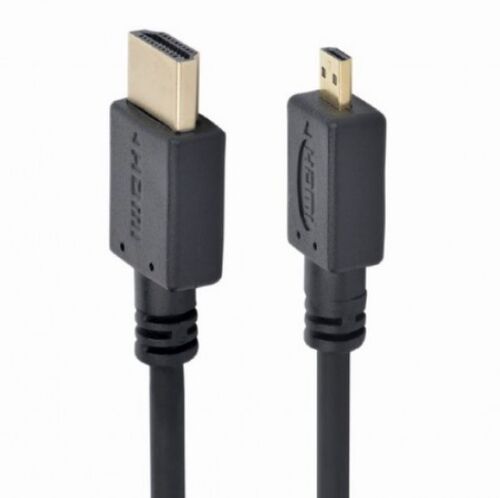 CC-HDMID-10 GEMBIRD HDMI MALE TO MICRO D-MALE BLACK KABL 3M