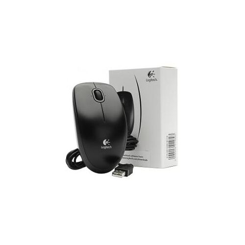 Logitech B100, Optical USB Mouse, Black OEM