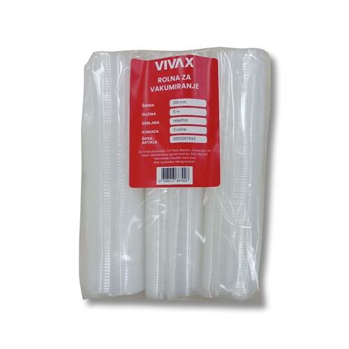 VIVAX HOME rolna za vakumiranje 200mm x 5m / 3 rolne
