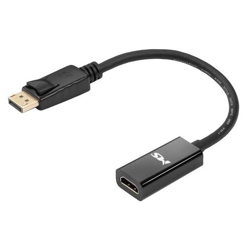 CC Display port -> HDMI F adapter, 20cm, 4K/30Hz, crni, MS