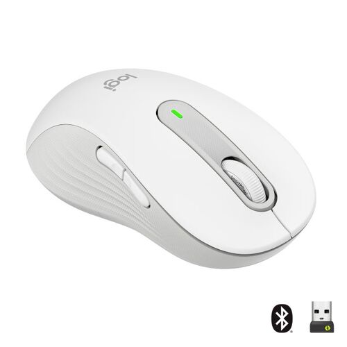 LOGITECH M650 L WIRELESS MOUSE OFF-WHITE, LEFT