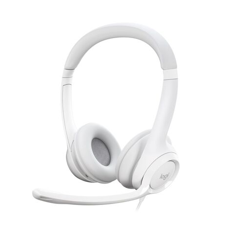 LOGITECH H390 CLEARCHAT COMFORT USB HEADSET WHITE