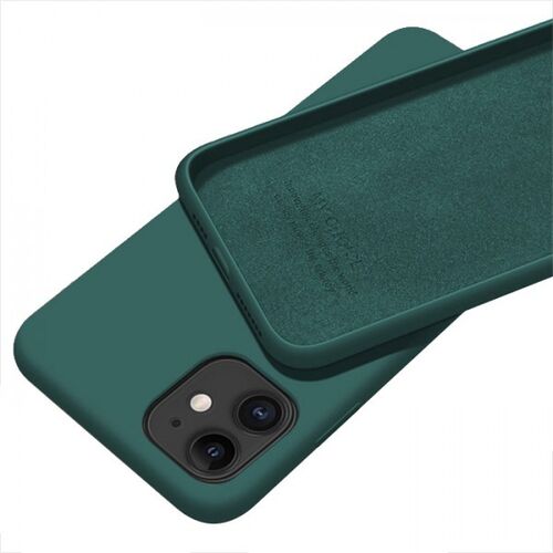 MCTK5-IPHONE 13 PRO MAX * FUTROLA SOFT SILICONE DARK GREEN (179)