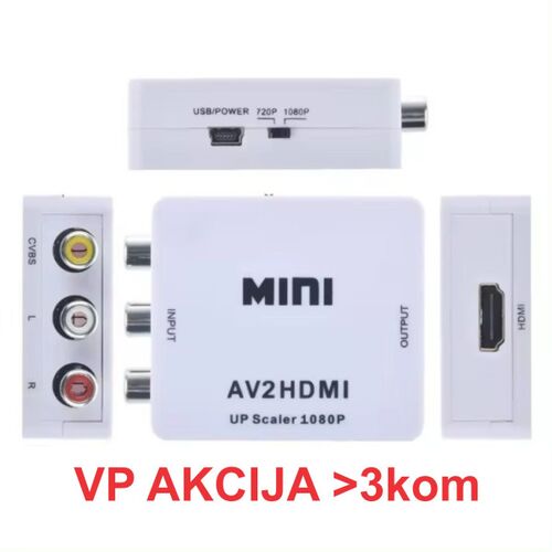 A-AV-HDMI-MINI ** GEMBIRD INPUT AV TO HDMI  (904) (524)