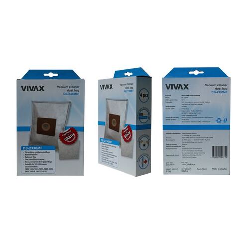 VIVAX HOME KESE ZA USIS. SINT. (4KOM/PAK) + FILTER DB-2330MF