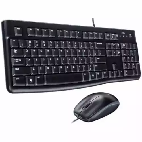 TASTATURA + MIŠ LOGITECH DELUXE MK120 YU, CRNA