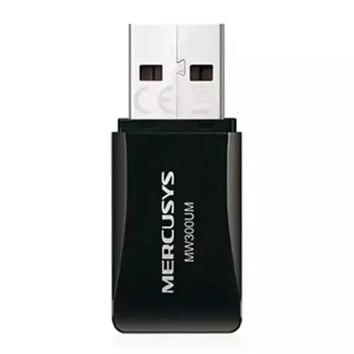 WIRELESS USB MREŽNA KARTICA MERCUSYS MW300UM N300/2.4GHZ/MINI USB