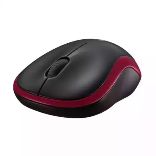 BEŽIČNI MIŠ LOGITECH M185 1000DPI, CRVENI - OPTIČKI