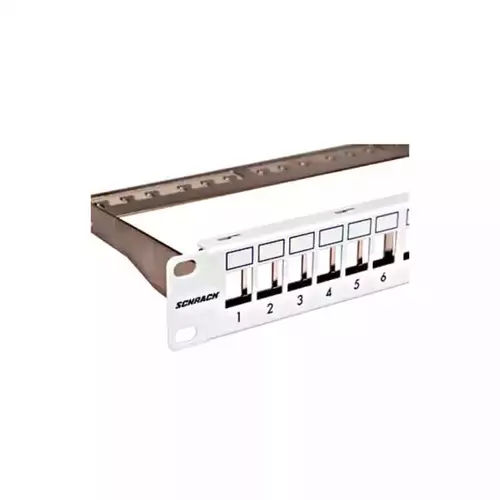 PATCH PANEL SCHRACK 19/1U ZA 24 MODULA PRAZAN HSER0240GS