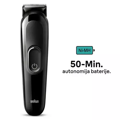 TRIMER BRAUN MGK 3410 BLK/ ZA BRADU I KOSU/PUNJIVI