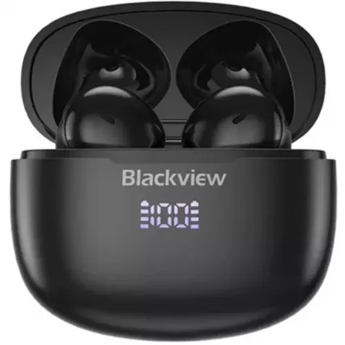 BEŽIČNE SLUŠALICE BLACKVIEW AIRBUDS 7 MIDNIGHT BLACK/BT/TYPE-C/ENC& DNS/IPX7