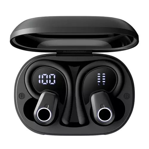 BEŽIČNE SLUŠALICE SA ZAKAČKOM ZA UŠI BLACKVIEW AIRBUDS 60 BLACK/BT 5.3/USB TYPE-C/IPX4