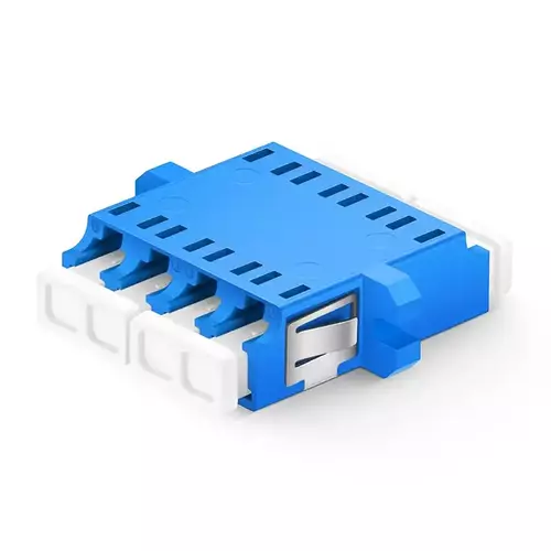 LC/LC SINGLEMODE FIBER QUAD ADAPTER (4 X LC SM), DIMENZIJA ZA DUPLEX FIBER OPTIČKI PATCH PANEL