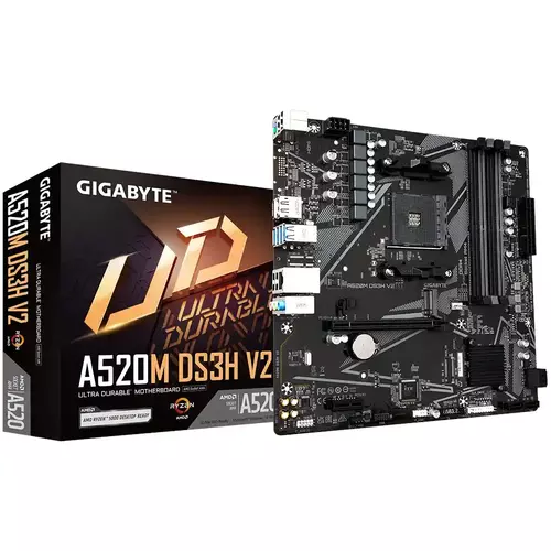 MATIČNA PLOČA AM4 GIGABYTE A520M DS3H V2 DP/HDMI/M.2