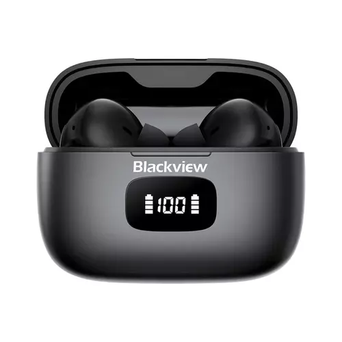 BEŽIČNE SLUŠALICE BLACKVIEW AIRBUDS 8 POLAR NIGHT BLACK/ANC/BT 5.3/TYPE-C/IPX7