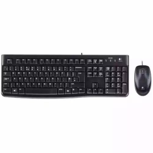 TASTATURA + MIŠ LOGITECH DELUXE MK120 US, CRNA