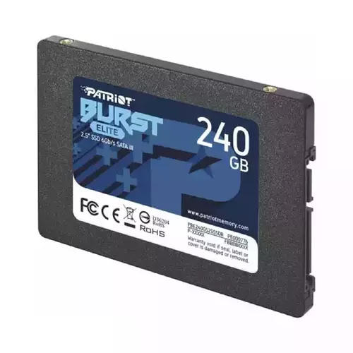 SSD 2.5 SATA3 6GB/S 240GB PATRIOT BURST ELITE 450MBS/320MBS PBE240GS25SSDR