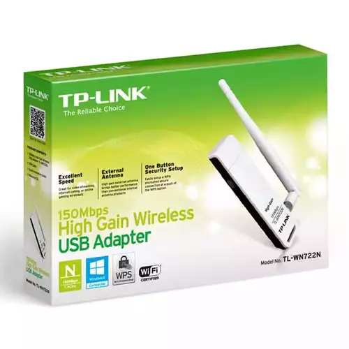 WIRELESS USB MREŽNA KARTICA TP-LINK TL-WN722N 150MBS-2.4GHZ-100MW-4DB