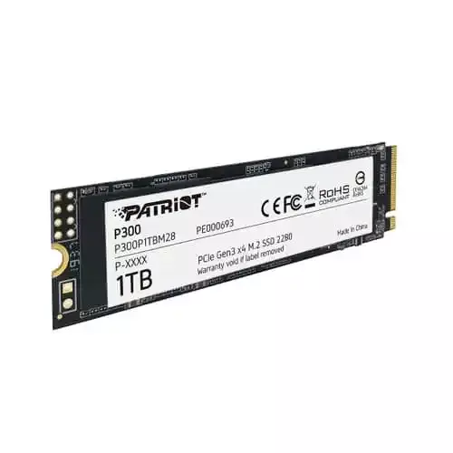 SSD M.2 NVME 1TB PATRIOT P300 2100MBS/1650MBS P300P1TBM28