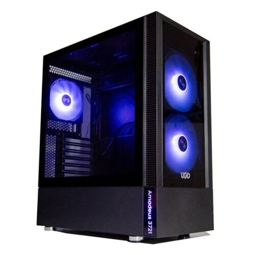 KUCISTE AMADEUS 3721 ATX, PROVIDNA STRANICA, UGRADJENO 3XRGB KULERA, CRNO