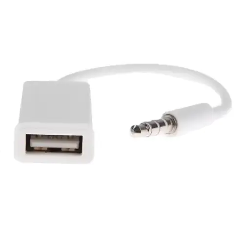 ADAPTER USB NA AUX BELI 17CM A017