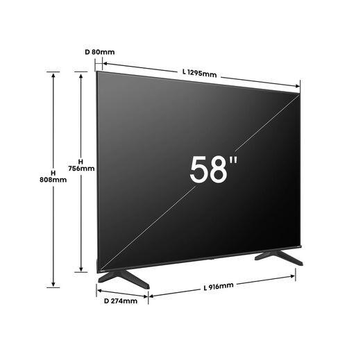 HISENSE 58 INČA 58A6N DLED 4K UHD SMART TV