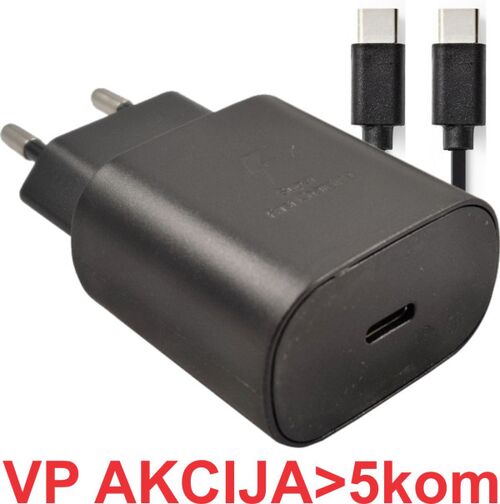 NPA-AC43 ** GEMBIRD BRZI PUNJAC 25W USB-C + KABL USB-C NA USB-C 5V/3A, 9V/2,2A (NEW V8.23, 495)