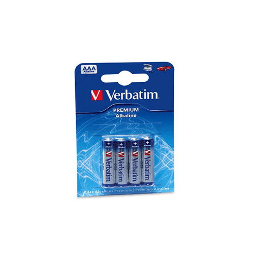 BATERIJE AA LR6 VERBATIM 4 BLISTER ALKALINE