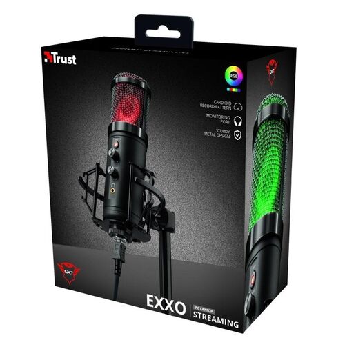 TRUST GXT 256 EXXO USB STREAMING MICROPHONE (23510)