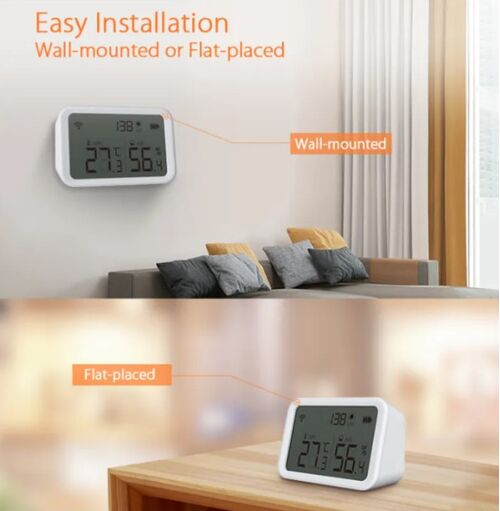 ZIGBEE-SMART-TEMPERATURE-HS05 GEMBIRD ALEXA SMART ZIGBEE BEZICNI SENZOR TEMPERATURE I VLAZNOSTI