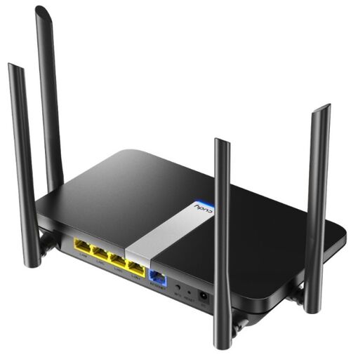 CUDY X6 AX1800 DUAL BAND 2.4+5GHZ MESH WI-FI RUTER 1W/4LAN GBIT, 4X5DBI WISP/AP/REP/VPN/TR069