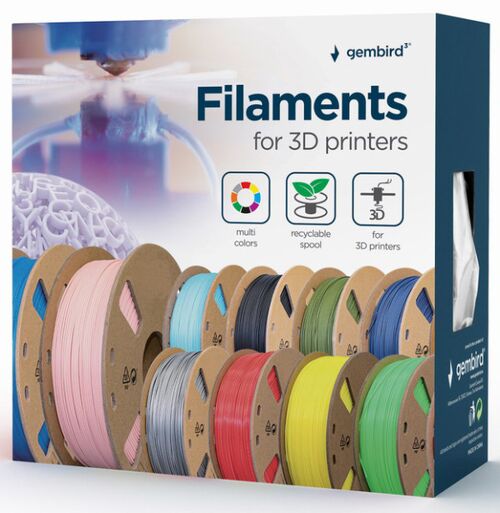 3DP-PLA1.75-01-GB PLA FILAMENT ZA 3D STAMPAC 1,75MM KOTUR 1KG GALAXY BLUE