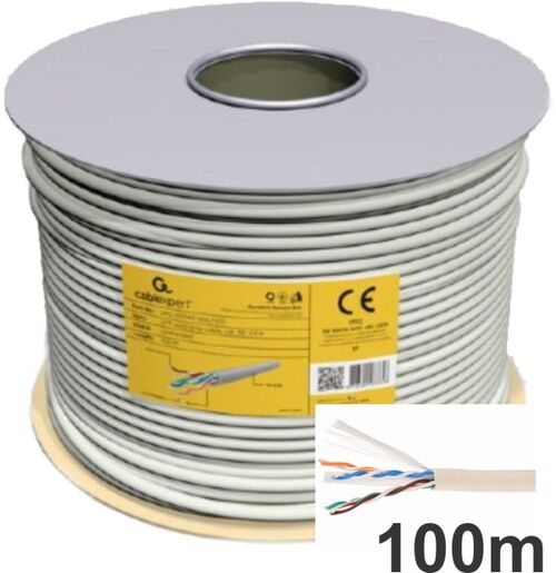 UPC-6004-L/100 GEMBIRD UTP, CAT.6, INDOOR, LICNASTI, CCA, KOTUR 100M