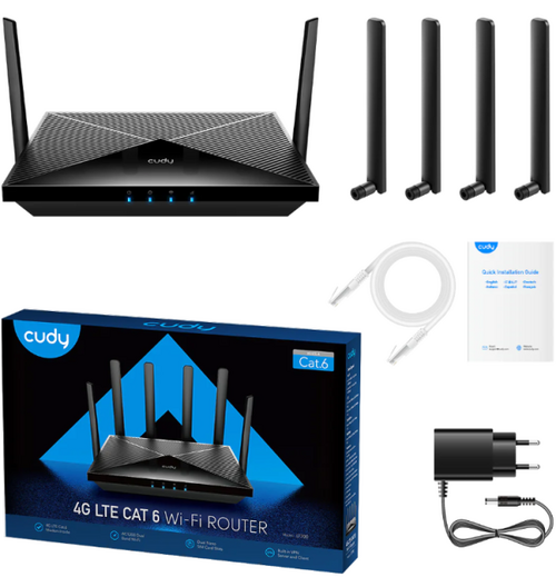 CUDY LT700 AC1200 WI-FI 4G LTE-CAT6 GIGABIT ROUTER