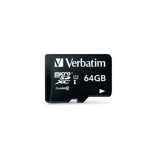 VERBATIM MICROSD U1 64GB ADP (44084)