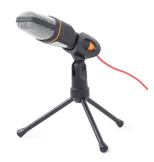 MIC-D-03 GEMBIRD MIKROFON SA TRIPODOM 3,5MM BLACK