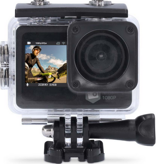 ACAM31BK DUAL SCREEN ACTION CAM WITH HD 1080P@30FPS RESOLUTION NEDIS