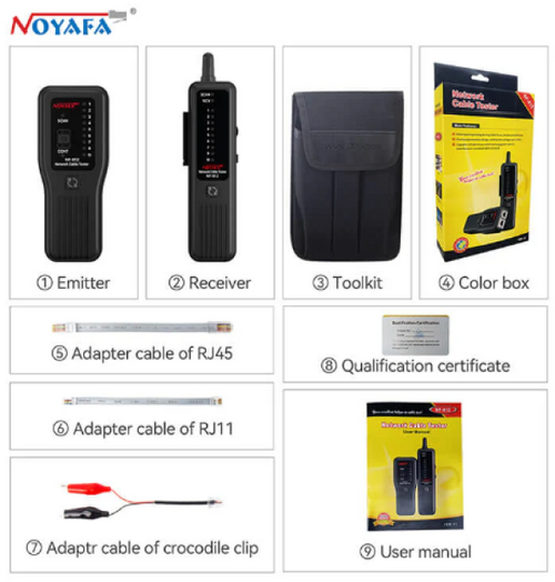 NOYAFA NF-812 TESTER MRE&#382;NIH KABLOVA ZA RJ45 I RJ11